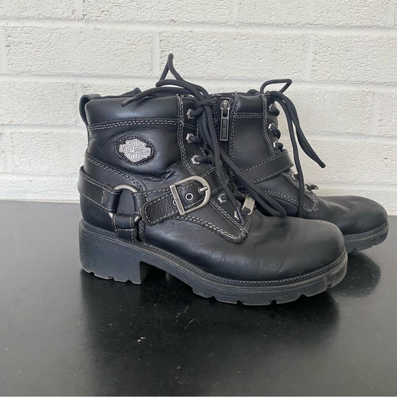 Harley Davidson Tegan Lace up Boot - Picture 3 of 9